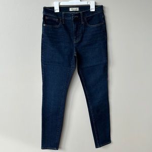 Madewell 9” Mid Rise Skinny Jeans size 28